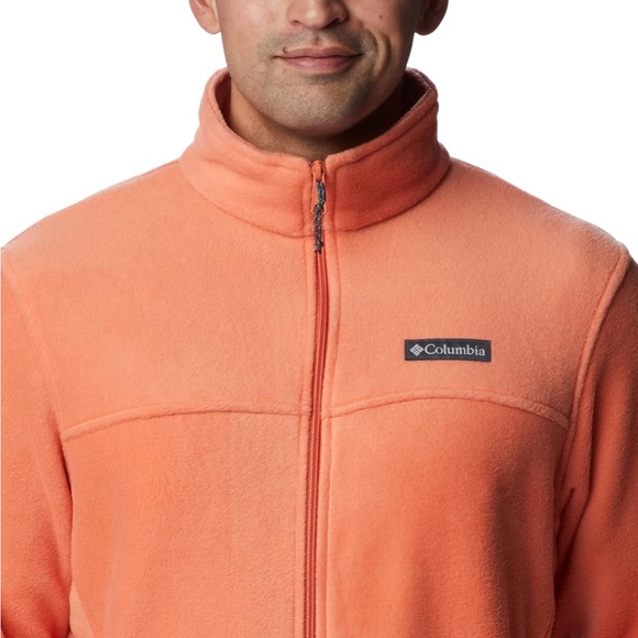 Men’s Columbia Granite Mountain Orange Fleece Jacket - Picture 4 of 8